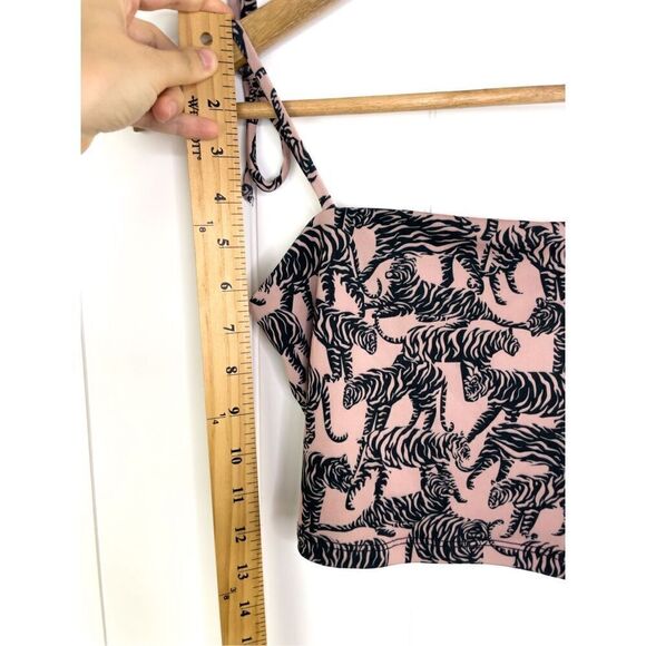 FP Movement X Onzie Take Me Away Tiger Crop Top Free People Size S/M - Picture 9 of 11